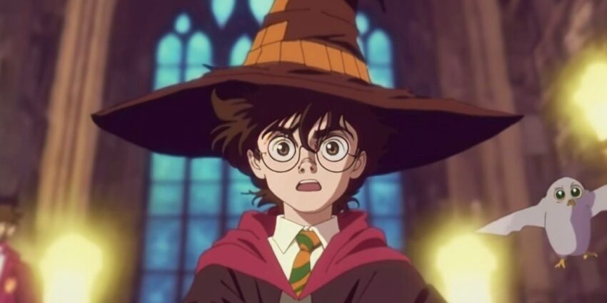 Harry Potter as Studio Ghibli Animation